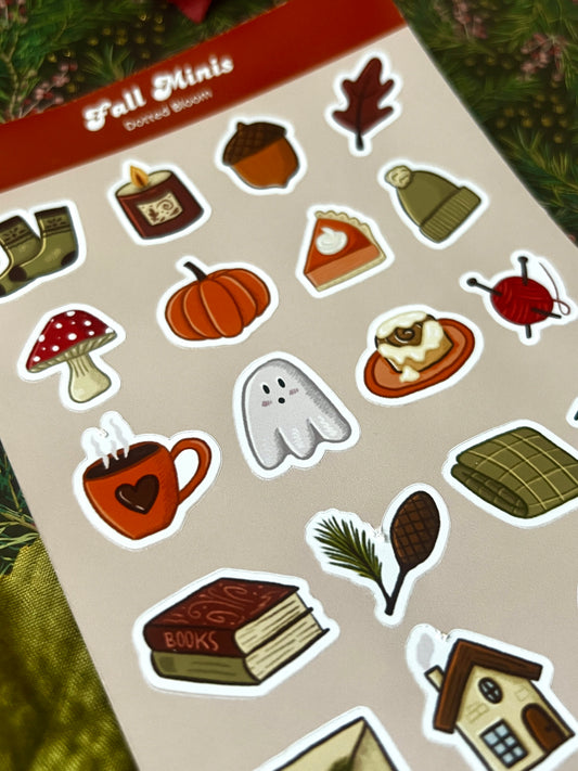 Fall Minis Stickersheet