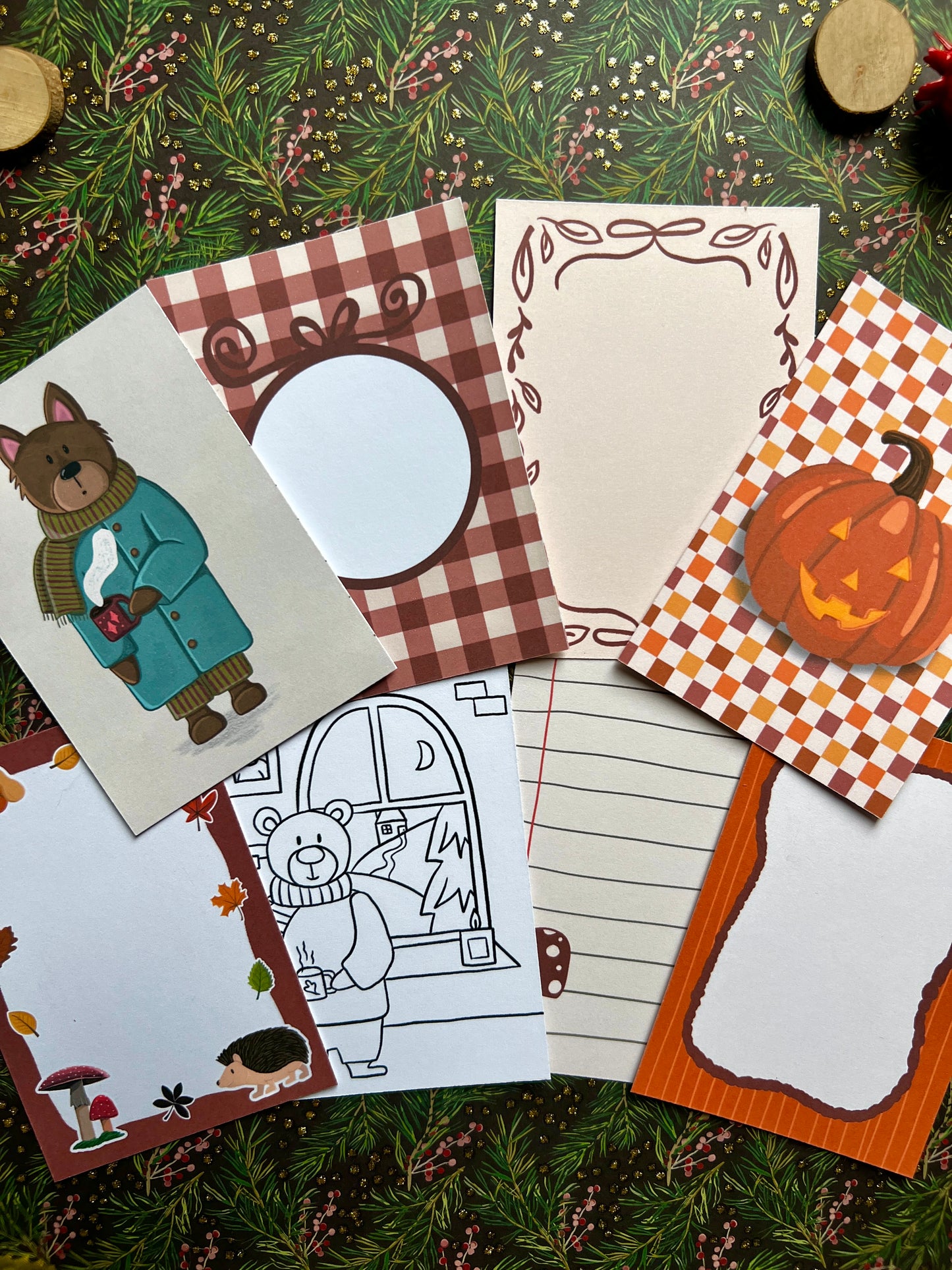 8 Herfst Kaartjes (A7)